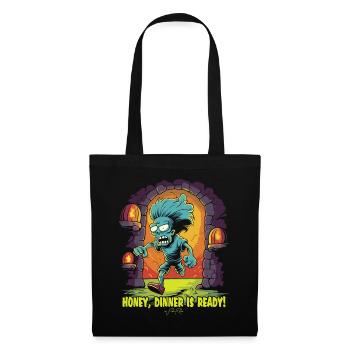 In the dungeon, darling's dinner is ready - Tote Bag - black - Front