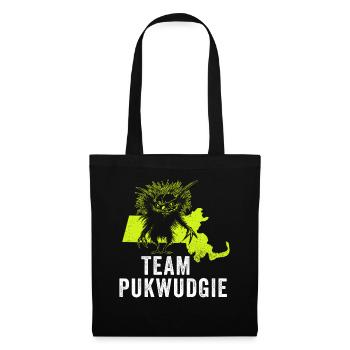 Pukwudgie Kryptide Folklore Mythen - Stoffbeutel - Schwarz - Vorne
