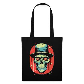 He lives in his holy temple, skull - Tote Bag - black - Front