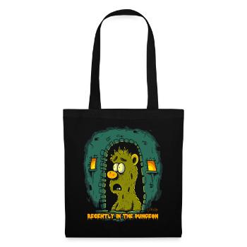 The other day in the dungeon - Tote Bag - black - Front