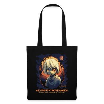 Anime Addiction: Welcome to My Anime Dungeon - Tote Bag - black - Front