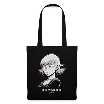 C'est ce que c'est : anime manga dessin animé femme - Sac en tissu - noir - Devant