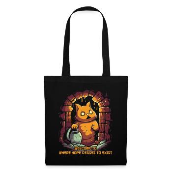 No Hope: Dungeon Philosophy Bunny Rabbit - Tote Bag - black - Front