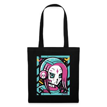 Space: Anime Manga Art Astronauts Girls - Tote Bag - black - Front