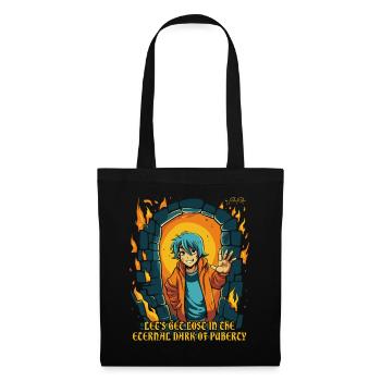 Dungeon Boy and the eternal darkness of puberty - Tote Bag - black - Front