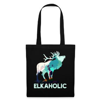 Elk Hunting Elkaholic Hunters - Tote Bag - black - Front