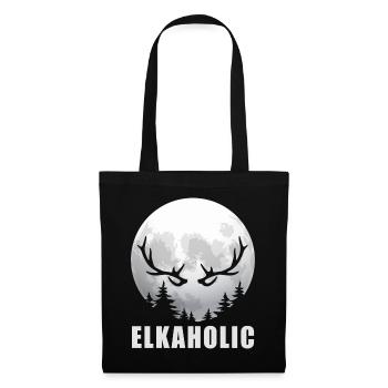 Elk Hunting Elkaholic Hunters - Tote Bag - black - Front