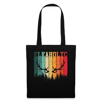 Elk Hunting Elkaholic Hunters - Tote Bag - black - Front