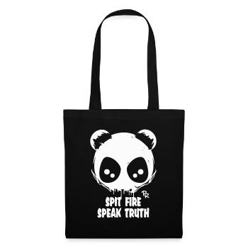 Spray fire and speak the truth, a panda - Tote Bag - black - Front