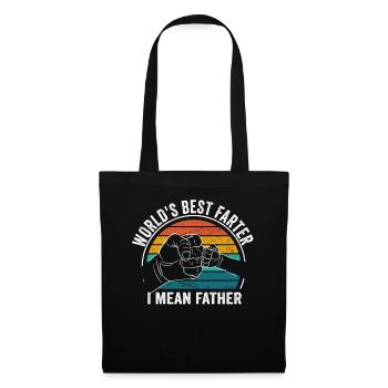 Le meilleur pète du monde, je veux dire mon père - Sac en tissu - noir - Devant