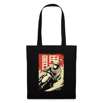 Rallye Oldschool : Motocross d’Asie - Sac en tissu - noir - Devant