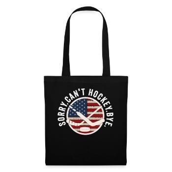Sorry Can't Hockey Bye Hockey Lover - Tote Bag - black - Front