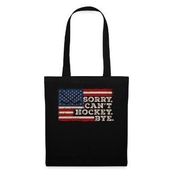 Sorry Can't Hockey Bye Hockey Lover - Tote Bag - black - Front