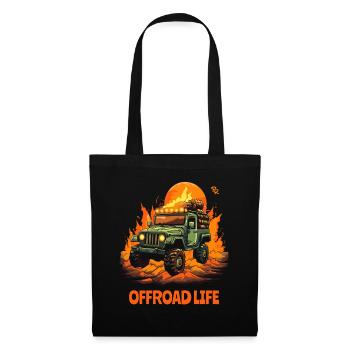 Vie tout-terrain : 4x4 sans roues - Sac en tissu - noir - Devant