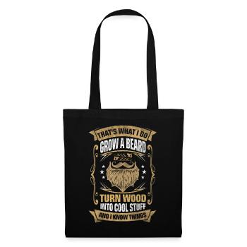 Wood Into Cool Things Carpenter - Tote Bag - black - Front