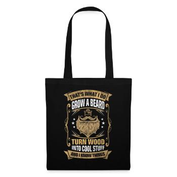Wood Into Cool Things Cabinet Maker - Tote Bag - black - Front