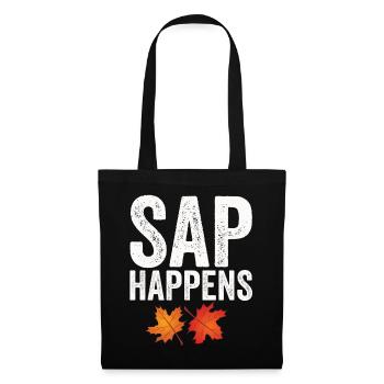 Maple Syrup Tree Tapping Funny Autumn - Tote Bag - black - Front