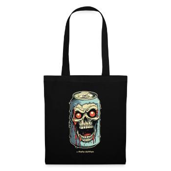 The Horror Skull Soda Can - Tote Bag - black - Front