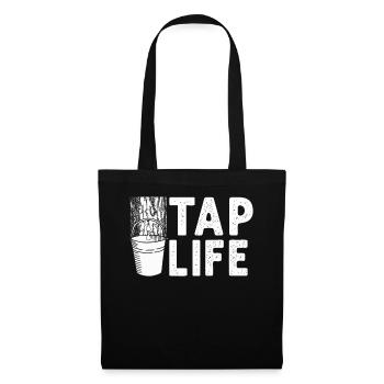 Sirop d’érable Tapper Hommes Femmes Automne - Sac en tissu - noir - Devant