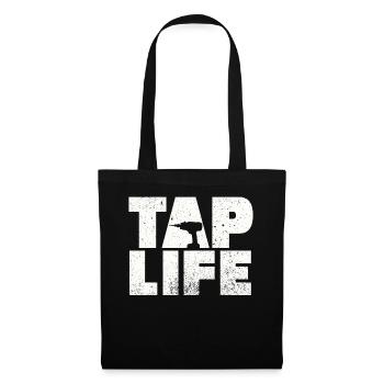 Sirop d’érable Tapper Hommes Femmes Automne - Sac en tissu - noir - Devant