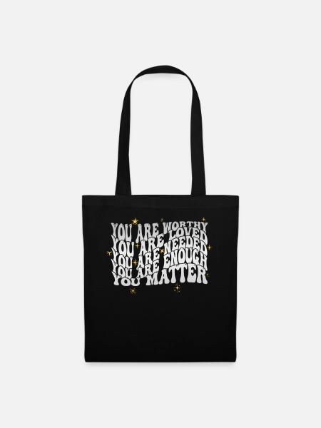 Depression and Bipolar Awareness: - Tote Bag - black
