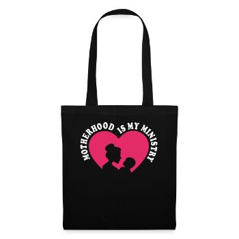 Motherhood Is My Ministry - Tote Bag - black - Front