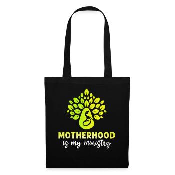 Motherhood Is My Ministry - Tote Bag - black - Front
