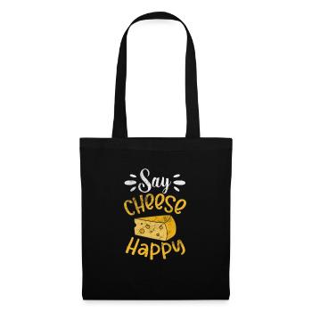 Fromage - Sac en tissu - noir - Devant
