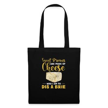 Fromage - Sac en tissu - noir - Devant
