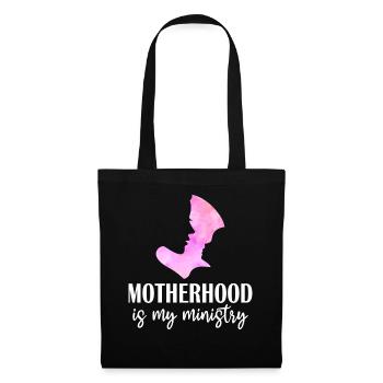 Motherhood Is My Ministry - Tote Bag - black - Front
