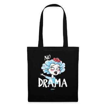 Reine sans drame - Sac en tissu - noir - Devant
