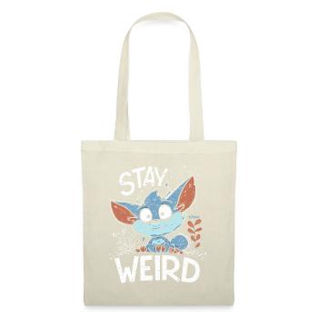 Petit lutin mignon : restez bizarre - Sac en tissu - nature - Devant