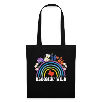 Wildflower Fields Wildflowers Bluebonnet - Tote Bag - black - Front