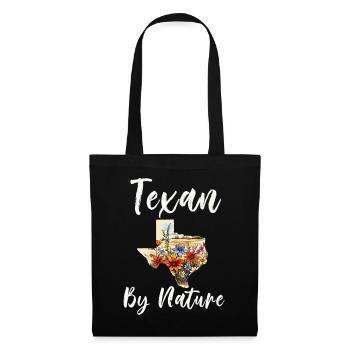 Champs de fleurs sauvages Fleurs sauvages Bluebonnet - Sac en tissu - noir - Devant