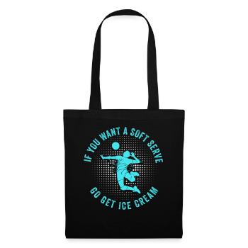 Si vous voulez une portion molle, procurez-vous de la crème glacée - Sac en tissu - noir - Devant