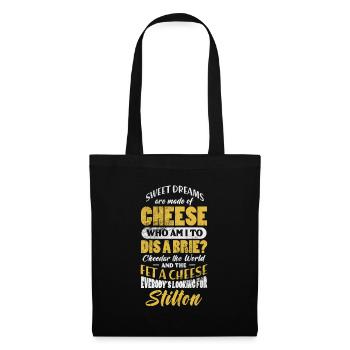 Fromage - Sac en tissu - noir - Devant