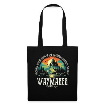 Waymaker Promise Keeper Miracle Worker - Tote Bag - black - Front