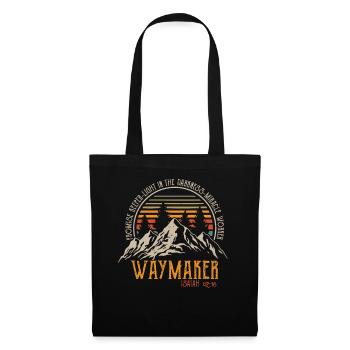 Waymaker Promise Keeper Faiseur de miracles - Sac en tissu - noir - Devant