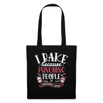 Cupcake - Sac en tissu - noir - Devant