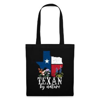 Wildflower Fields Wildflowers Bluebonnet - Tote Bag - black - Front