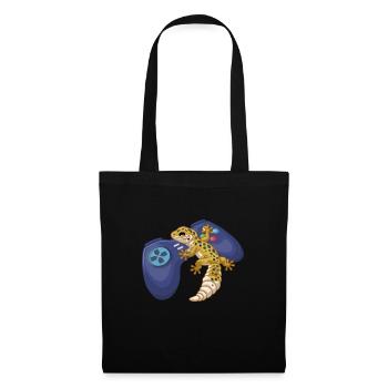 Gecko Salamander Lizard Reptile Gift - Tote Bag - black - Front