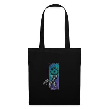 Whimsical Reverie: Pastel Dreamcatcher - Tote Bag - black - Front