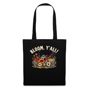 Wildflower Fields Wildflowers Bluebonnet - Tote Bag - black - Front