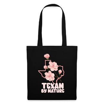 Champs de fleurs sauvages Fleurs sauvages Bluebonnet - Sac en tissu - noir - Devant