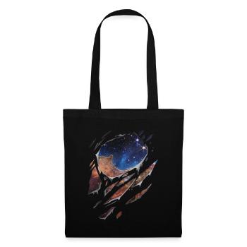 Astronomie Carina nebula galaxy zerrissen Geschenk - Stoffbeutel - Schwarz - Vorne