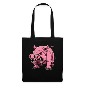 Cute Pet Pig - Tote Bag - black - Front