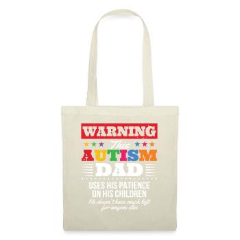 Papa autiste - Sac en tissu - nature - Devant