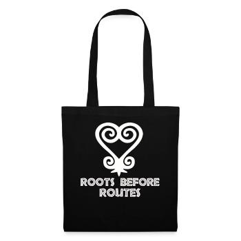 Sankofa Symbol Adinkra Ghana Black - Tote Bag - black - Front