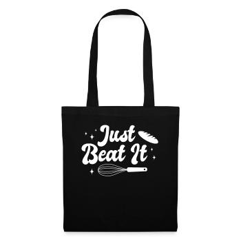 Baker boulangerie boulangerie pâtisserie cadeau - Sac en tissu - noir - Devant