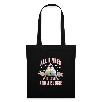 Perruche oiseau animal de compagnie perruche cadeau - Sac en tissu - noir - Devant